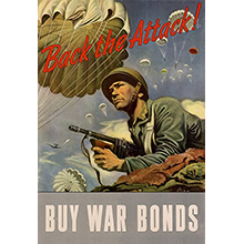 1:6 Scale US WWII Poster Buy War Bonds